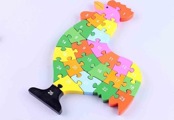 PASAJDANAL Ahşap Lego Bulmaca HOROZ - Image 1