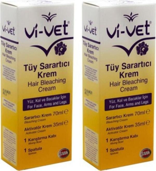 Vi-Vet Vivet Tüy Sarartıcı Krem 70Ml 35 Ml X 2 Adet - Image 1