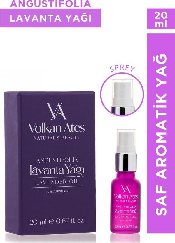 Volkan Ates Natural & Beauty Lavandula Angustifolia Saf Lavanta Yağı Sprey 20 ml - Image 1