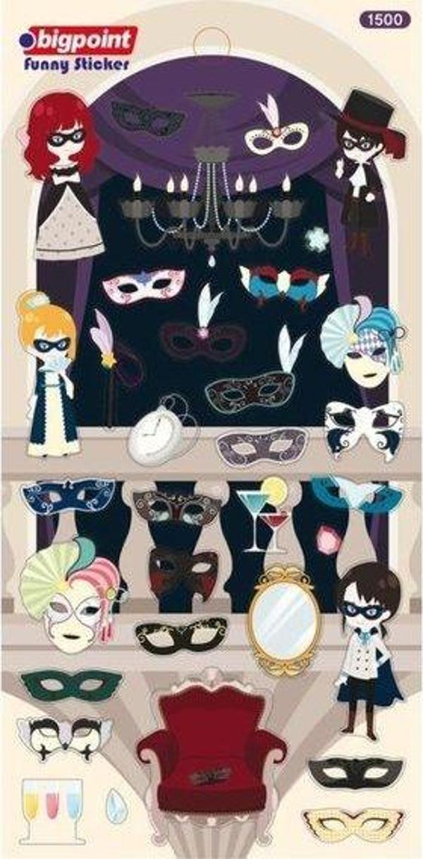 Bigpoint 851-66 Sticker Maske Giydir - Image 1