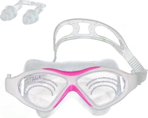 Bermuda 8170-S Antifog Sörf Yüzücü Gözlüğü Beyaz/Pembe - Image 1