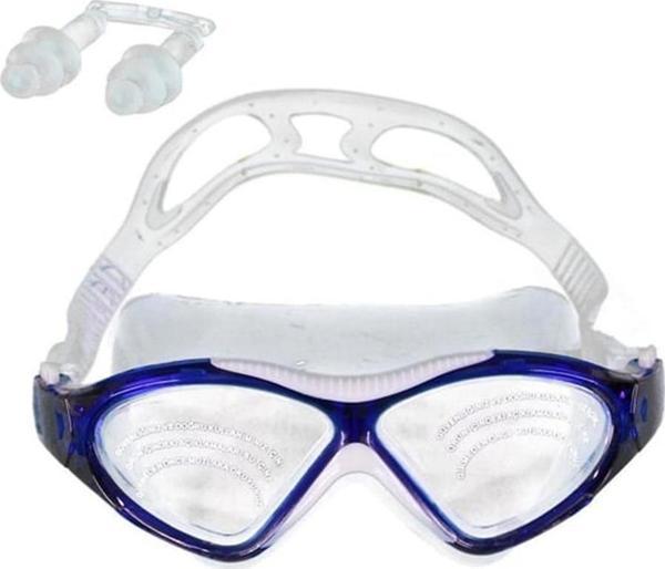 Bermuda 8170-S Antifog Sörf Yüzücü Gözlüğü MAVİ/BEYAZ - Image 1