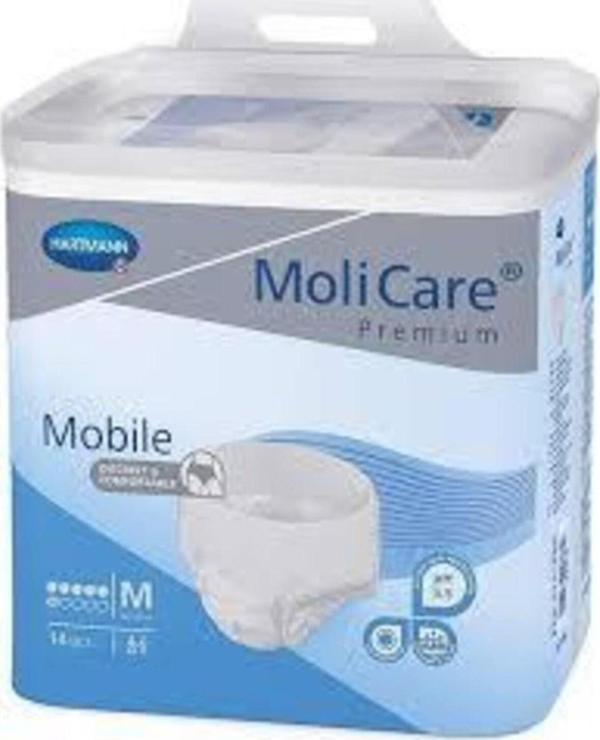 MOLİCARE 6 DAMLA 1662 GR EMİŞ KAPASİTELİ KÜLOT BEZ MEDİUM 14 LÜ - Image 1