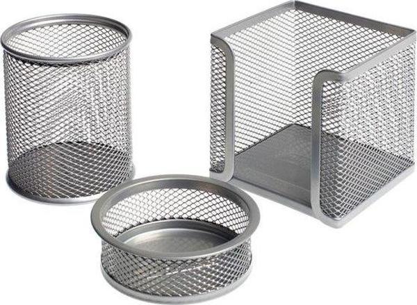 Bigpoint 403-11 Metal Perfore 3'lü Set Silver - Image 1