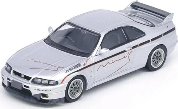 Inno 64 Models Nissan Skyline GT-R (R33) "Tuned by Mine's" Gümüş - Image 1