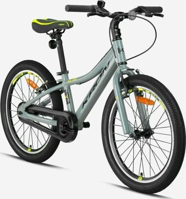Kron XC 50 20 Jant Vitessiz V-Fren Alüminyum Çocuk Bisikleti Turkuaz Nardo Gri Sarı Denge Tekerli - Image 1