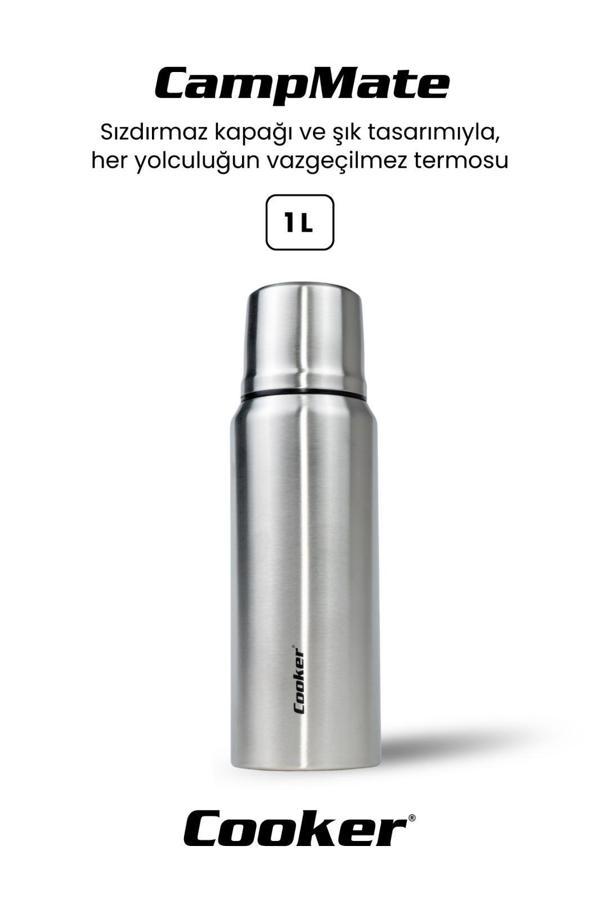 Cooker CKR2080 Paslanmaz Çelik 1 Lt Termos Inox - Image 1