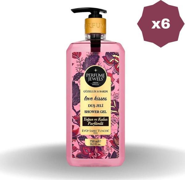 Eyüp Sabri Tuncer Love Kisses Duş Jeli Pet Şişe 750 ML - (6 ADET) - Image 1