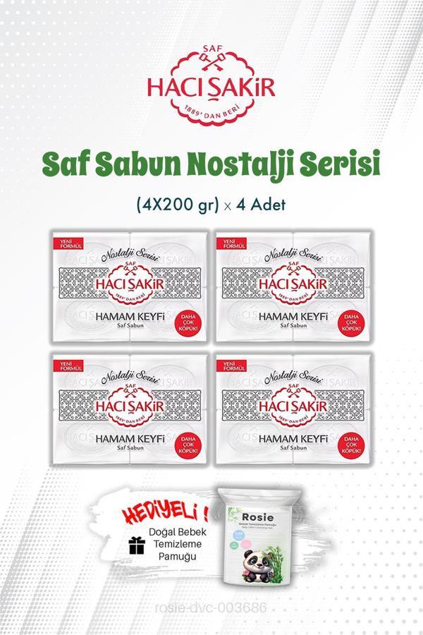 Hamam Keyfi Saf Sabun Nostalji Serisi 4'lü 200 gr X 4 ve ROSIE - Image 1