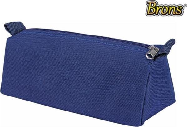 Brons Kalem Kutu Tek Bölmeli Üçgen Br-3020 Lacivert - Image 1