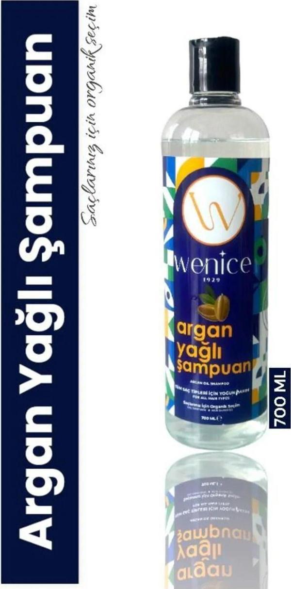 Wenice Argan Yağlı Şampuan Argan Oil Shampoo 700 Ml. - Image 1