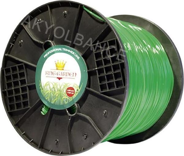 King Garden Tırpan Misinası Ot Çim Kesme İpi 3MM - 1107 M - Image 1