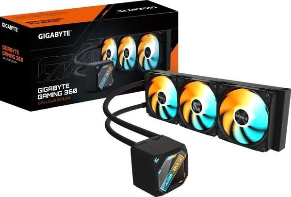 Gigabyte Gaming 360 ARGB 360mm Intel-AMD Uyumlu Siyah Sıvı Soğutucu - Image 1