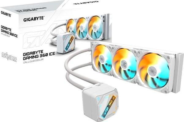 Gigabyte Gaming 360 ICE ARGB 360mm Intel-AMD Uyumlu Beyaz Sıvı Soğutucu - Image 1
