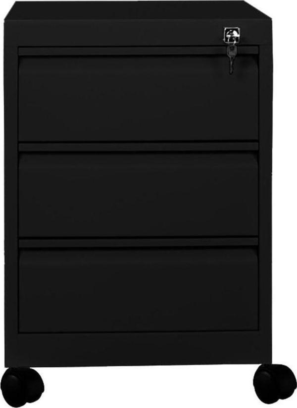 Jessan Ofis 3 Çekmeceli Keson Siyah 40x58x50 cm - Image 1