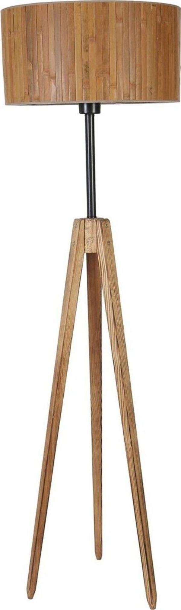 Lumexx Kanarya Yanık Lambader Silindir Bambu 01 Abajurlu - Image 1