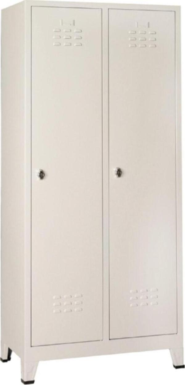 Jessan Ofis Gri Standart 2'li Soyunma Dolabı 79x185x40 cm - Image 1
