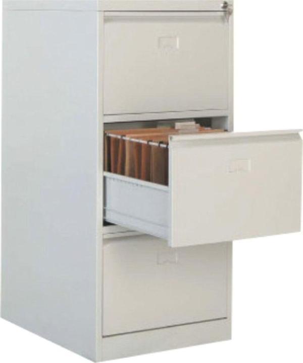 Jessan Ofis Gri Üçlü Klasör Dolabı 45x102x62 cm - Image 1