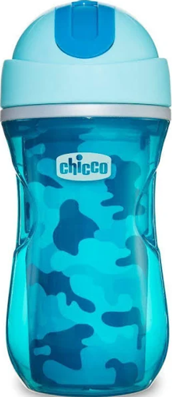 Chicco Isı Yalıtımlı Sport Bardak Pipetli 14+ Ay Erkek 266 Ml - Image 1