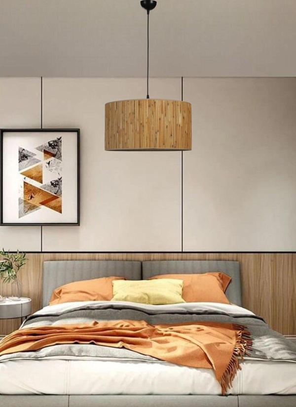 Lumexx Bambu 07 Abajurlu Tekli Sarkıt Avize - Image 1