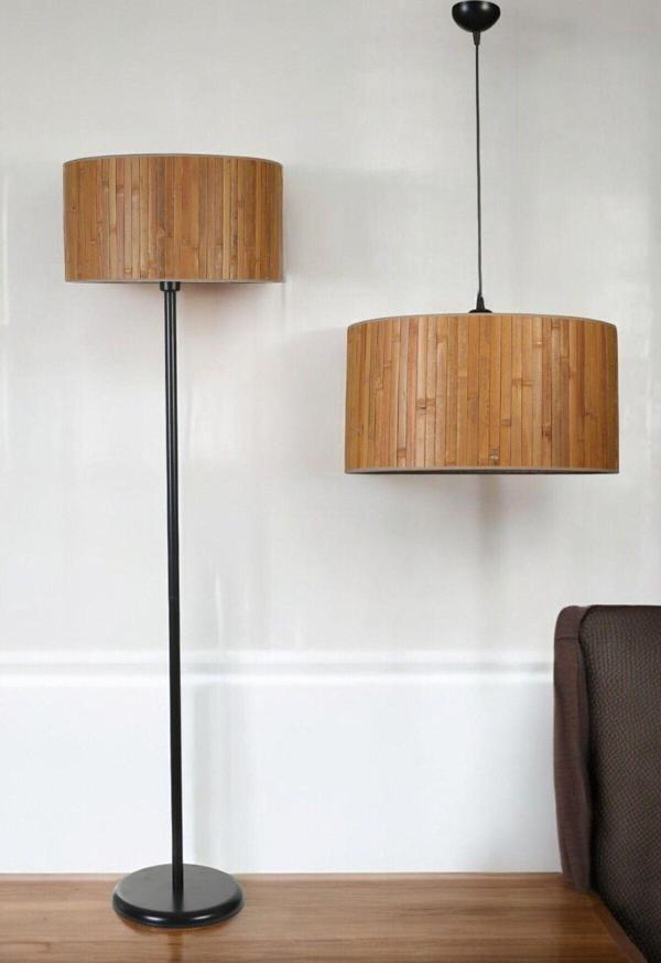 Lumexx Bambu 01 Avize Lambader 2 Li Set - Image 1