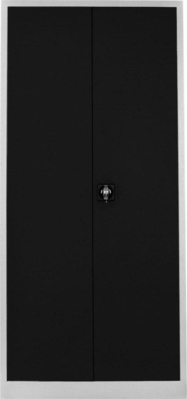 Jessan Ofis Temizlik Dolabı Gri-siyah 92x198x40 cm - Image 1