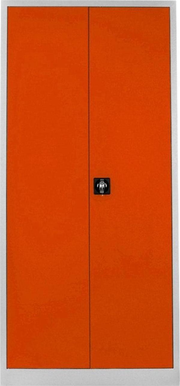Jessan Ofis Temizlik Dolabı Gri-turuncu 92x198x40 cm - Image 1