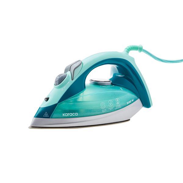 Karaca Vantuz İrona Buharlı Ütü İonic Yeşil 3100 W - Image 1