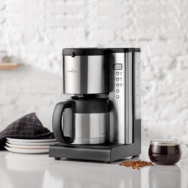 Karaca Coffee Art Aroma Zamanlayıcılı ve Çelik Termos Karaflı Filtre Kahve Makinesi 1,35L - Image 1