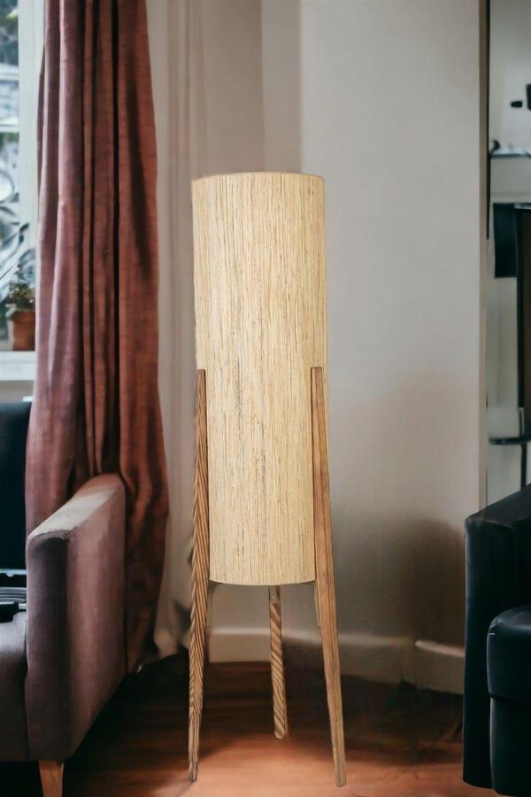 Lumexx Navas Yanık Lambader Bambu 010 Abajurlu - Image 1