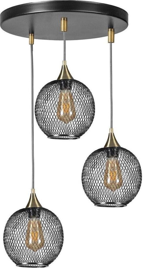 Lumexx Jupiter 3 Lü Tepsili Siyah Sarkıt - Image 1