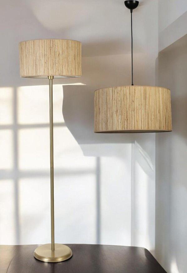Lumexx Bambu 010 Avize Lambader Eskitme 2 Li Set - Image 1