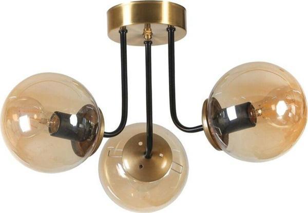 Lumexx Pablo 3 Lü Eskitme Bal Camlı Avize - Image 1