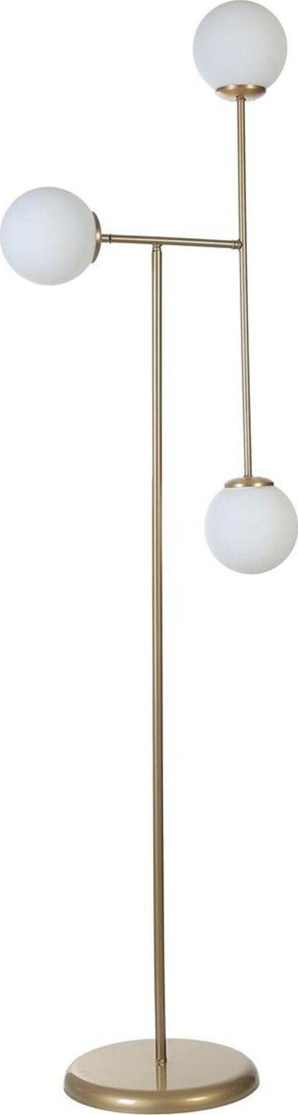 Lumexx Favori 3 Lü Eskitme Beyaz Camlı Lambader - Image 1