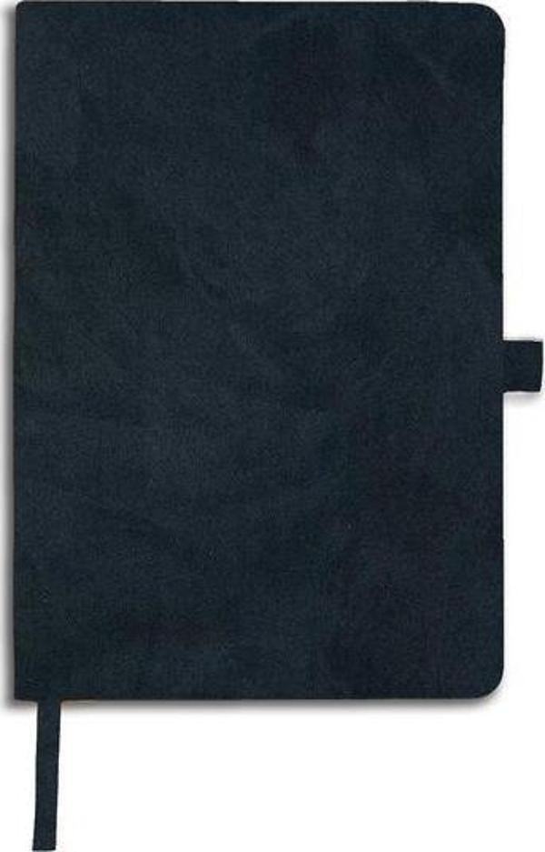 Çizgili Sert Kapak Citli Pronote Defter 14 x 20 cm - Siyah - Image 1