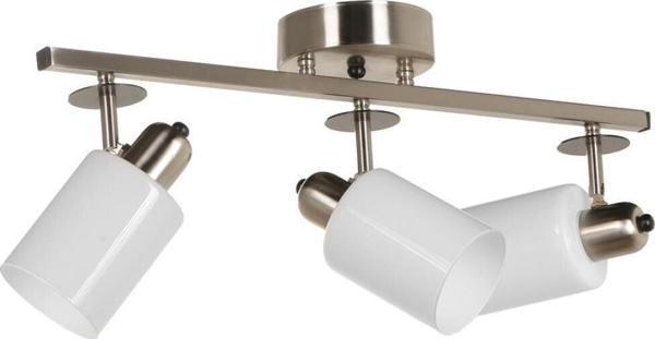 Lumexx Nomi 3 Lü Sıralı Mat Krom Beyaz Camlı Avize - Image 1