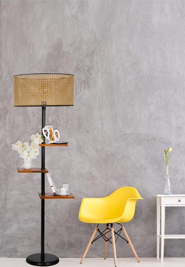 Lumexx Moda Lambader Siyah Silindir Rattan Abajurlu - Image 1