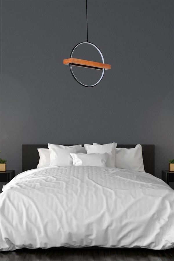 Lumexx Perla Tekli Ledli Siyah Avize Gunışığı - Image 1