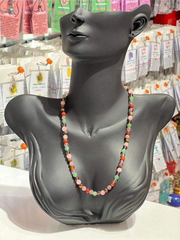 Sertifikalı Doğal Taş 7 Çakra Tasarım Kolye - Image 1