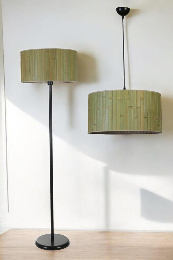 Lumexx Bambu 03 Avize Lambader 2 Li Set - Image 1