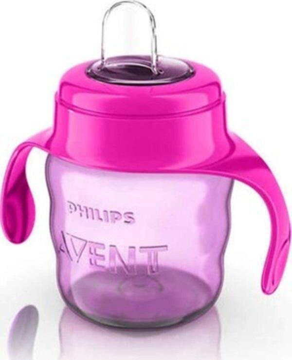 Philips Avent Eğitici Damlatmaz Bardak 200 ml Suluk Pembe - Image 1