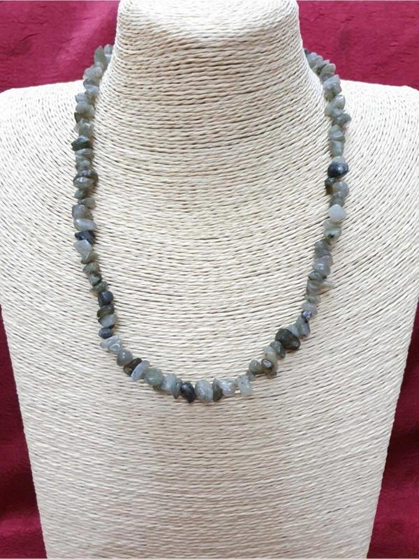 Unisex Doğal Taş Kırıktaş Kolye - Image 1