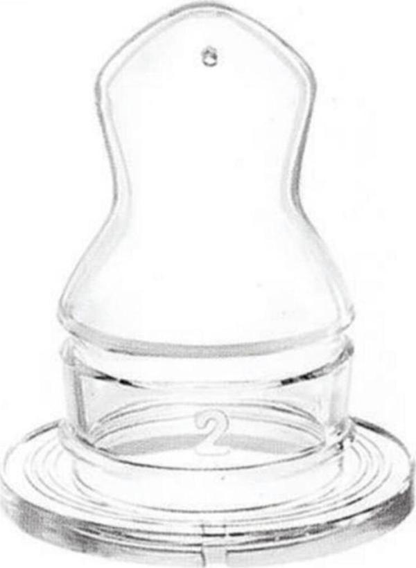 Babytime Silikon Damaklı Biberon Emziği No:2 - Image 1