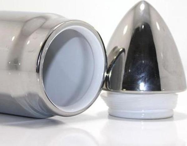 Büro Ev Ofis Kamp Keyfi için Silver Mermi Tasarımlı Termos Bardak Mug - Image 1