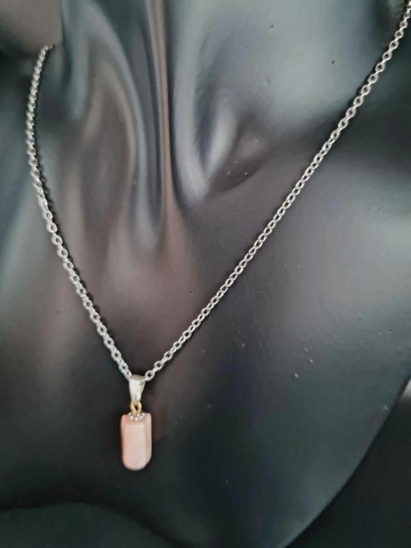 Sertifikalı Aytaşı Doğal Taş Kolye Minimal Sevenler Için Aaa Kalite - Image 1