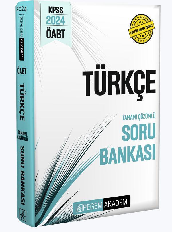 2024 KPSS ÖABT Türkçe Tamamı Çözümlü Soru Bankası - Pegem Akademi Yayıncılık - Image 1