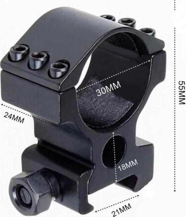 Büro Ev Ofis Hobi Av Keyfi için 21-30MM Düzrbün Lazer Fener Bağlama Aparatı - Image 1