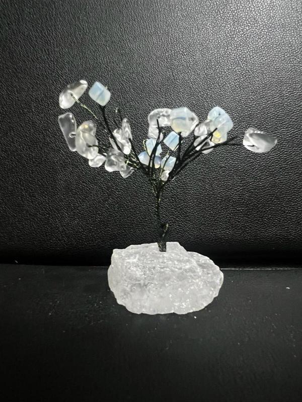 Sertifikalı Doğal Taş Opal Taşı Dekoratif El Yapımı Ağaç - Image 1