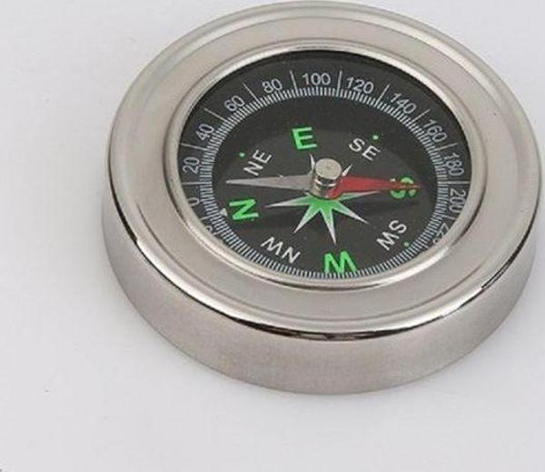 Büro Ev Ofis Kamp Keyfi için 80Mm Metal Oval Kasa Profesyonel Pusula - Image 1