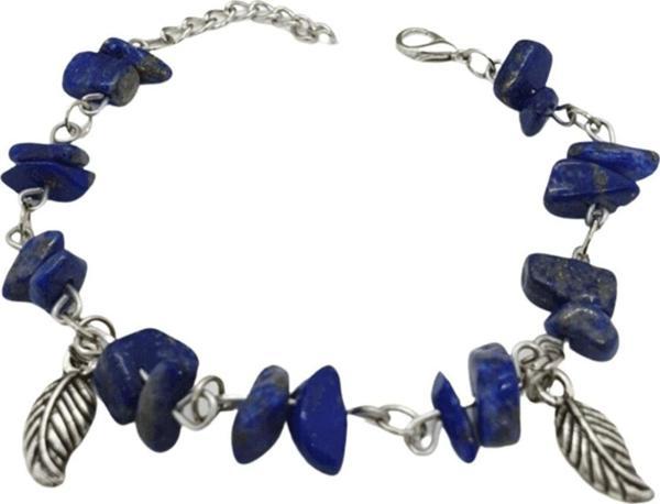 Sertifikalı Lapis Lazuli Doğal Taş Halhal - Image 1